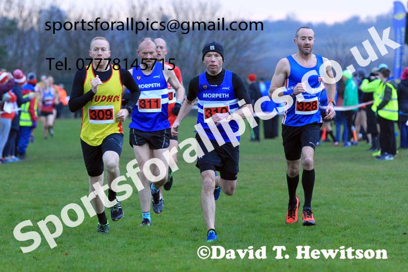 Masters mens 2022 Birtley Cross Country Relays. Photo: David T. Hewitson/Sports for All Pics